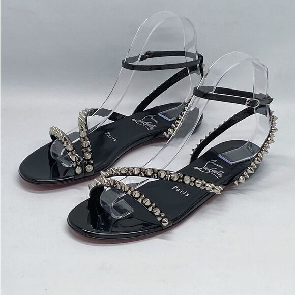 Christian Louboutin Mafaldina Spikes Ankle Strap Sandal size 36